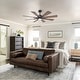 Parrot Uncle 60" Bronze Walnut Farmhouse Integrated LED Windmill ...